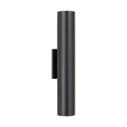 Pressa 17" LED Round Large Wall Light, 120-277V, Black Finish - Bees Lighting