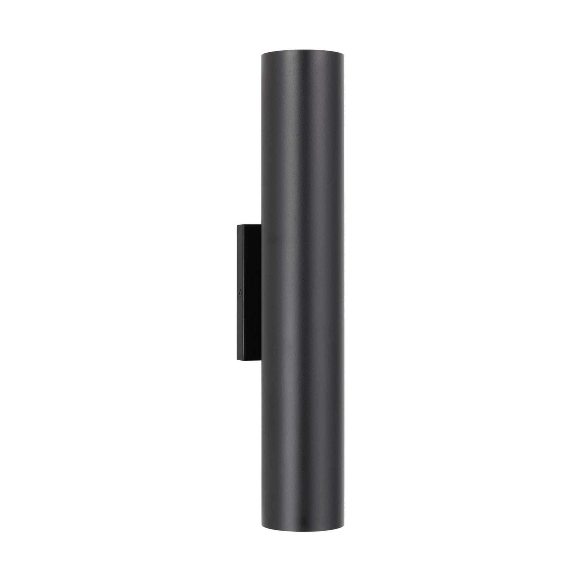 Pressa 17" LED Round Large Wall Light, 120-277V, Black Finish - Bees Lighting