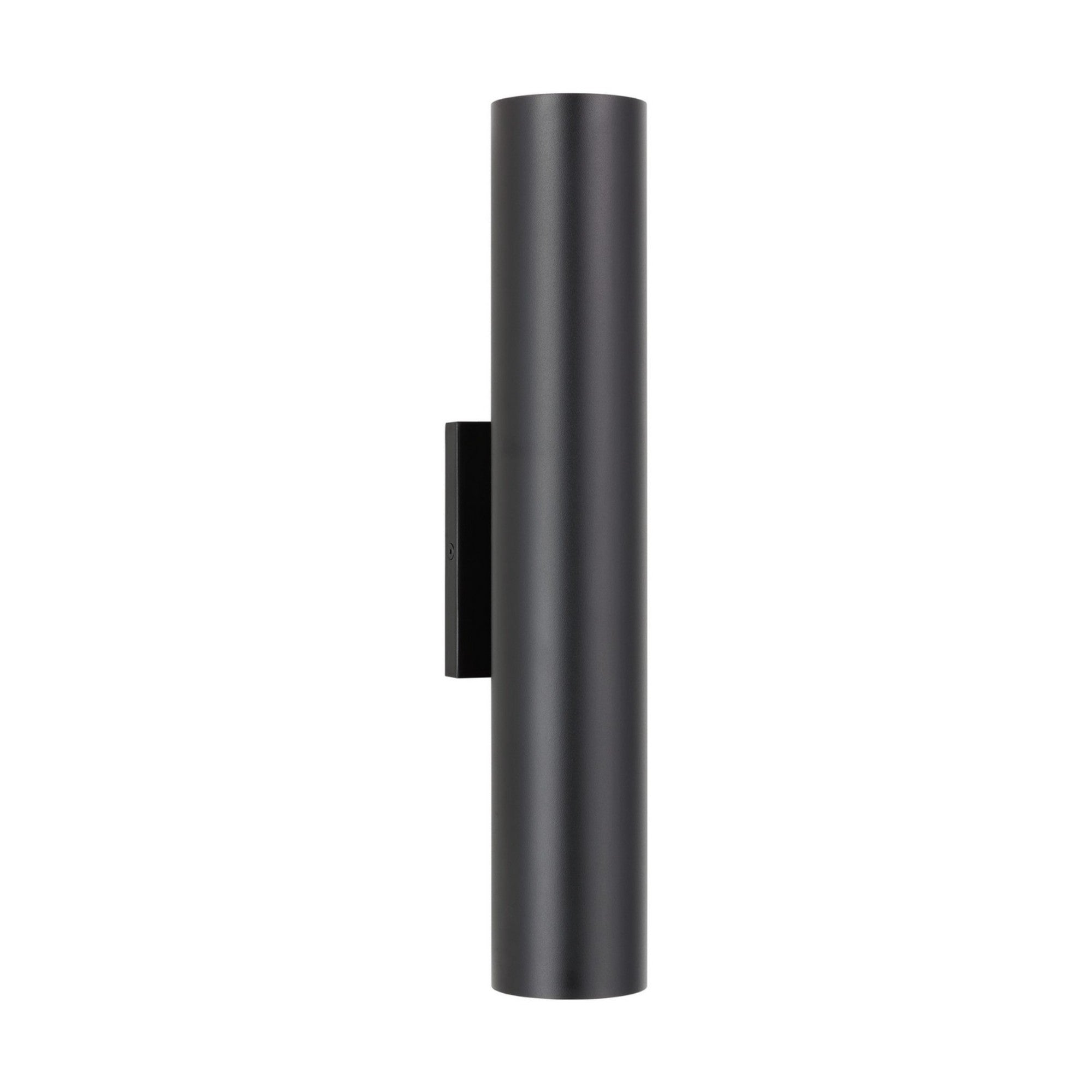 Pressa 17" LED Round Large Wall Light, 120-277V, Black Finish - Bees Lighting