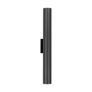 Pressa 26" LED Round X-Large Wall Light, 120-277V, Black Finish - Bees Lighting