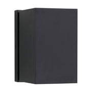 Pressa 5" LED Square Small Wall Light, 120-277V, Black Finish - Bees Lighting