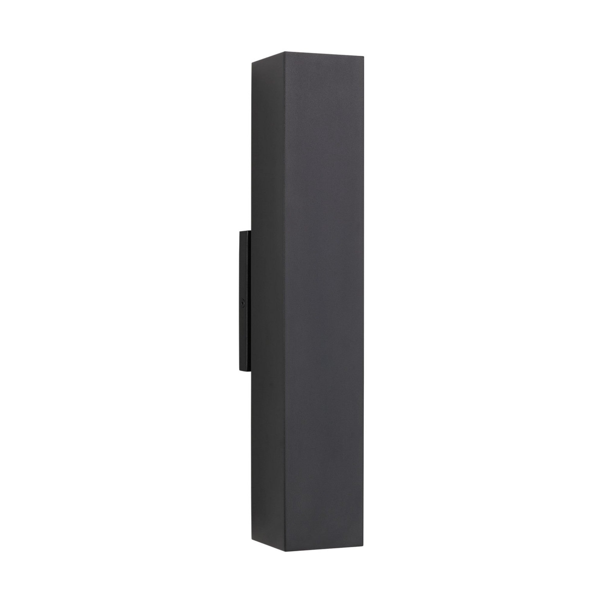Pressa 17" LED Square Large Wall Light, 120-277V, Black Finish - Bees Lighting
