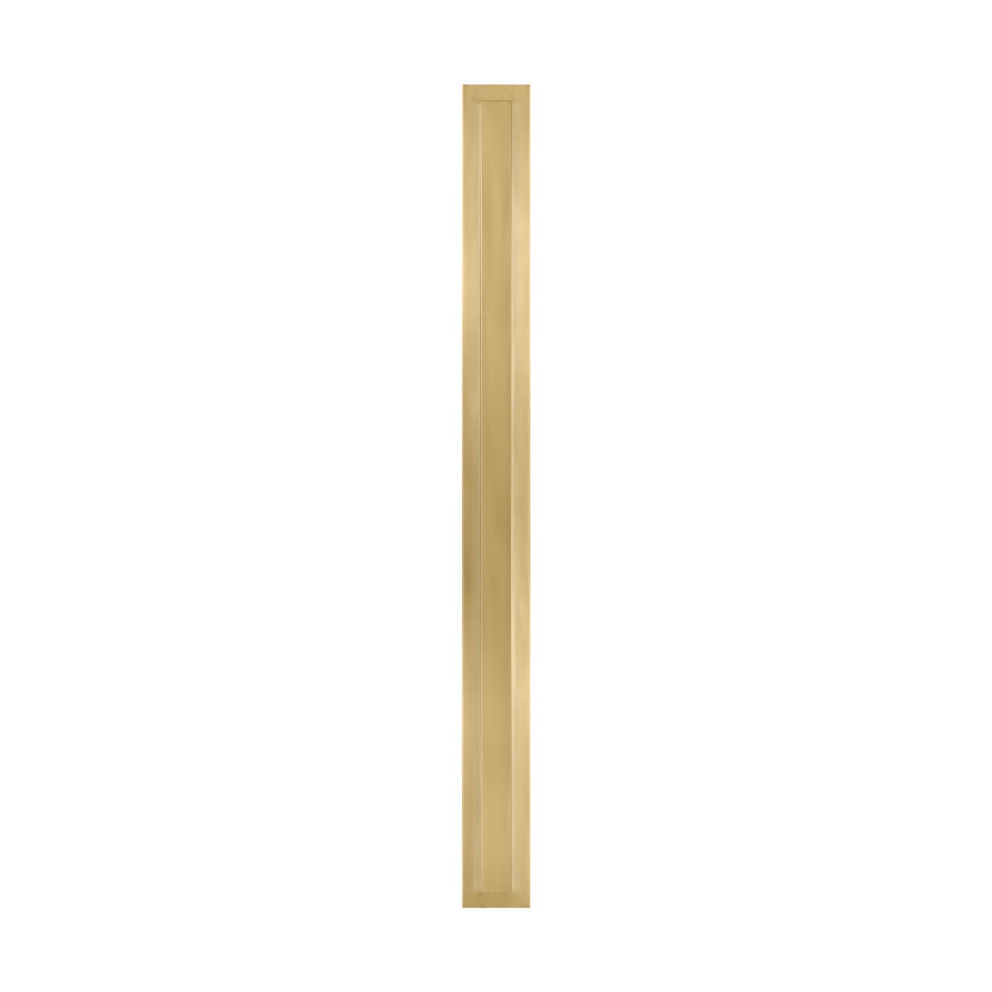 Aspen 60" LED Outdoor Wall Light, 120-277V, Natural Brass Finish - Bees Lighting