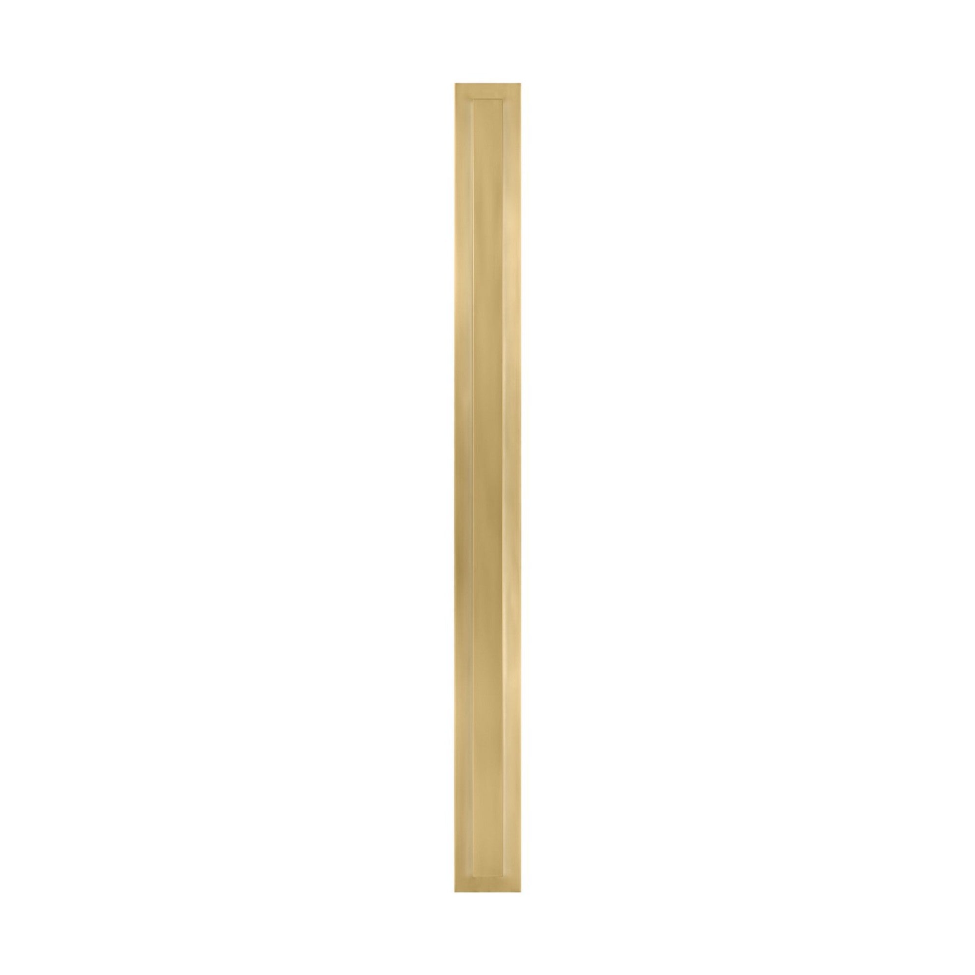 Aspen 60" LED Outdoor Wall Light, 120-277V, Natural Brass Finish - Bees Lighting