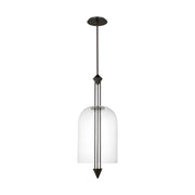 Cathedral 15" Large Pendant, 120-277V, Dark Bronze Finish - Bees Lighting