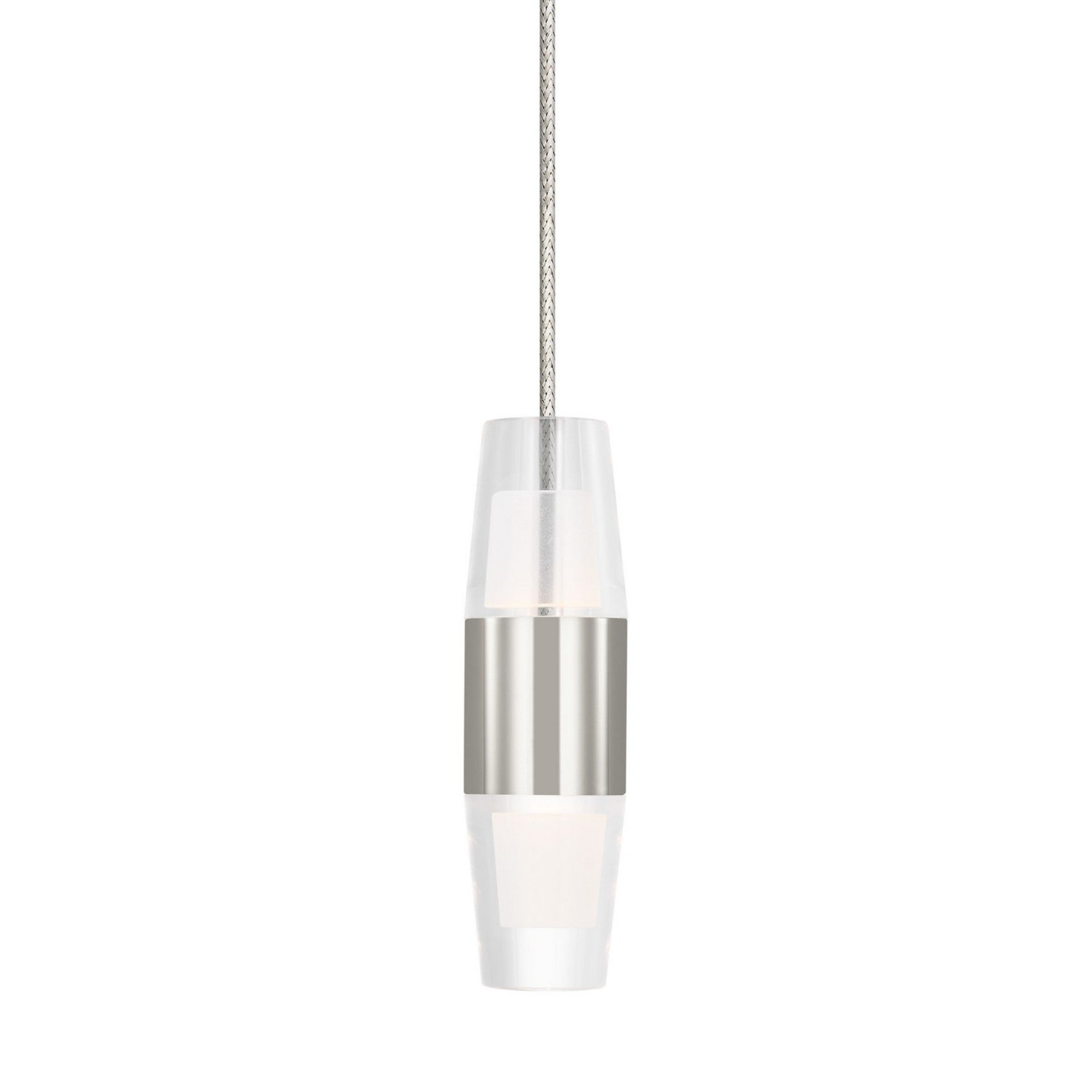 Lassell 5" Freejack LED Pendant, Polished Nickel Finish