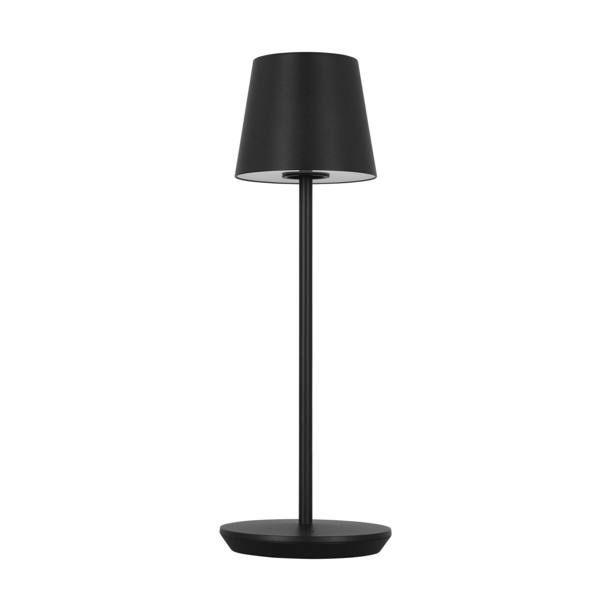 Nevis Accent Rechargeable Table Lamp, Black Finish - Bees Lighting