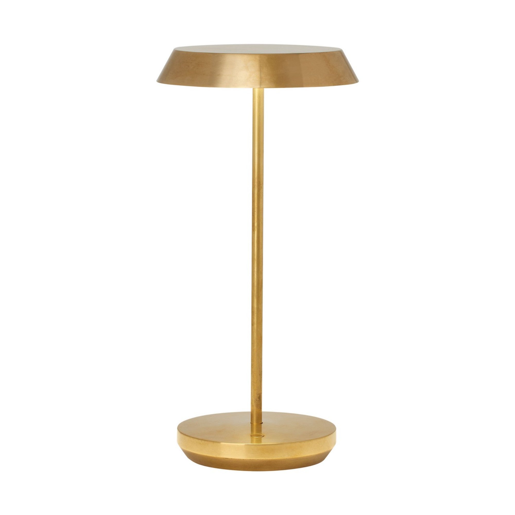 Tepa Accent Rechargeable Table Lamp, 120-240V, Natural Brass Finish - Bees Lighting
