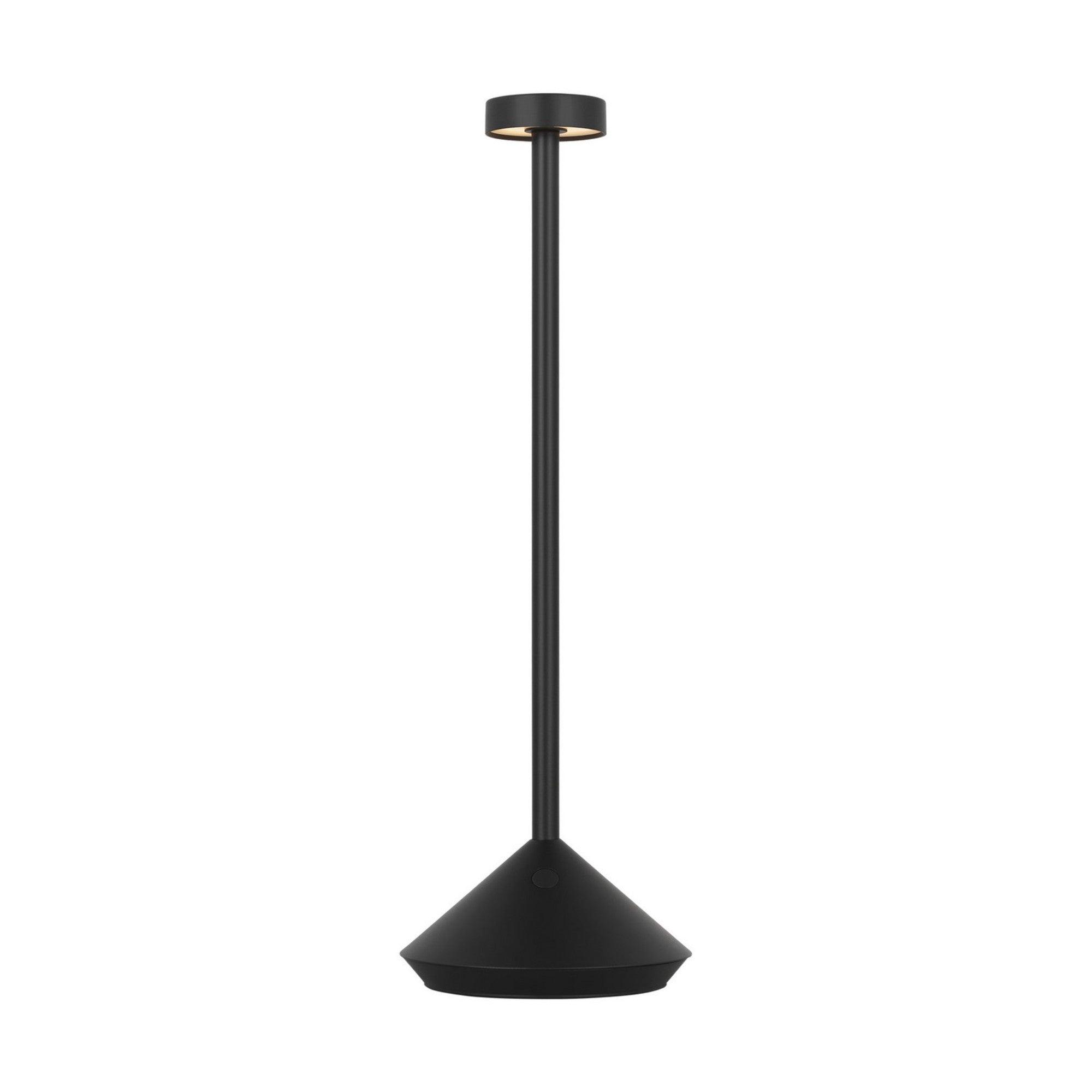 Moneta Accent Rechargeable Table Lamp, Black Finish - Bees Lighting