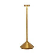 Moneta Accent Rechargeable Table Lamp, Natural Brass Finish - Bees Lighting