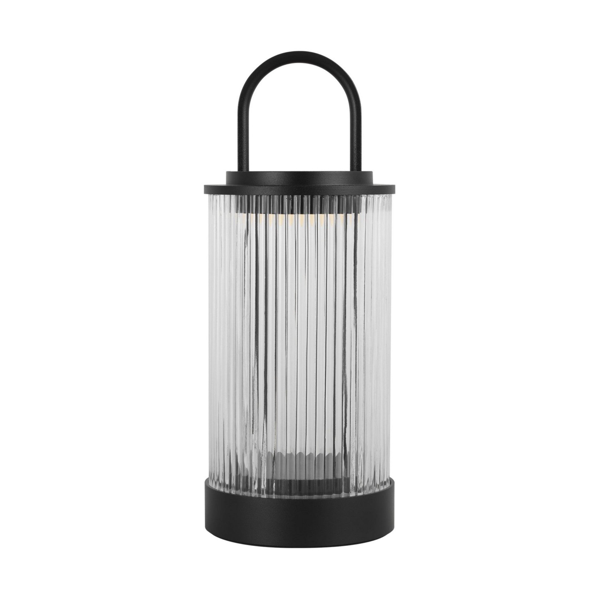 Tawa Accent Rechargeable Table Lamp, 120-240V, Black Finish - Bees Lighting