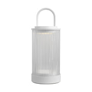 Tawa Accent Rechargeable Table Lamp, 120-240V, Matte White Finish - Bees Lighting