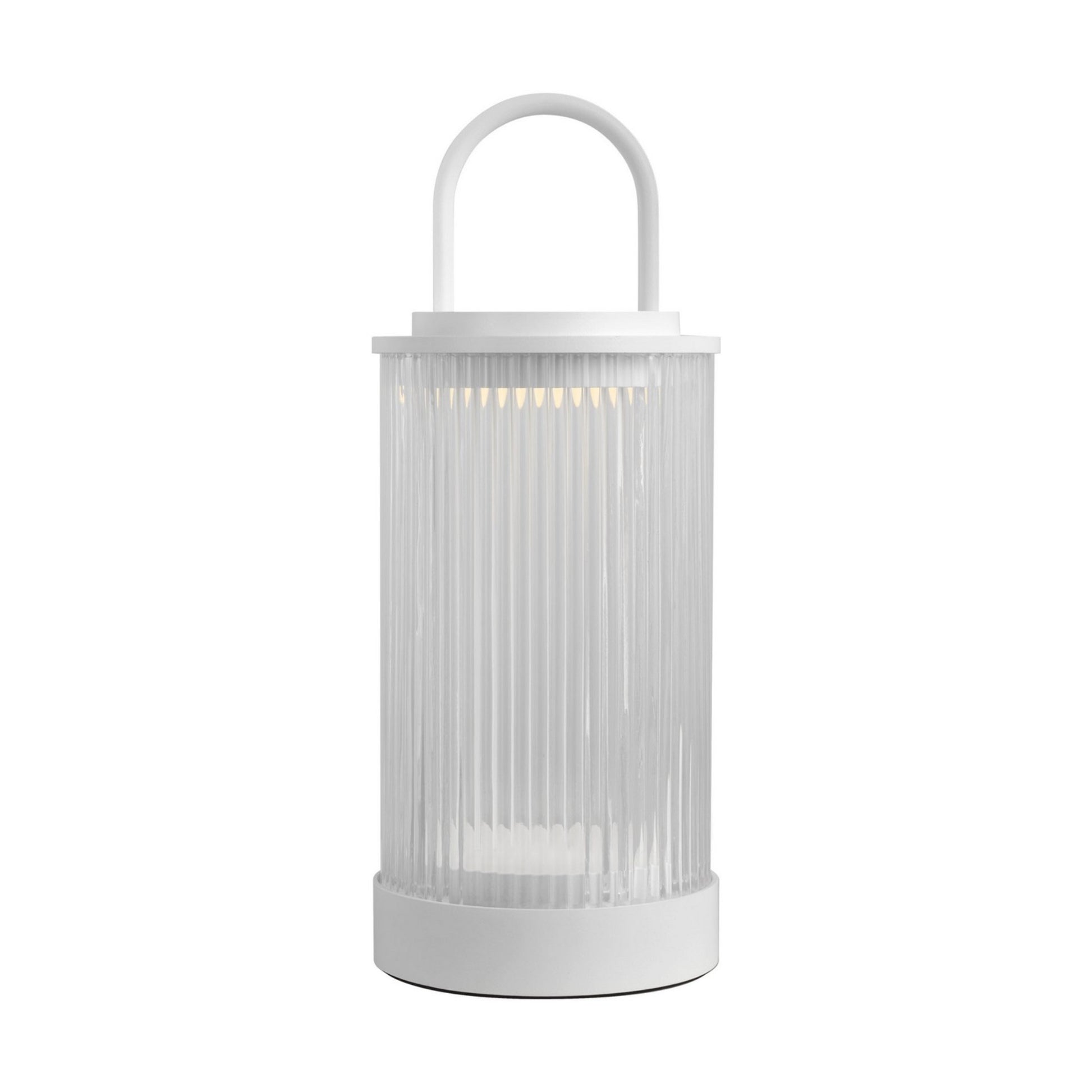 Tawa Accent Rechargeable Table Lamp, 120-240V, Matte White Finish - Bees Lighting