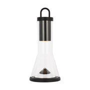 Kandella LED Accent Rechargeable Table Lamp, 120-240V, Black Finish - Bees Lighting
