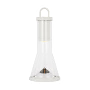 Kandella LED Accent Rechargeable Table Lamp, 120-240V, Matte White Finish - Bees Lighting
