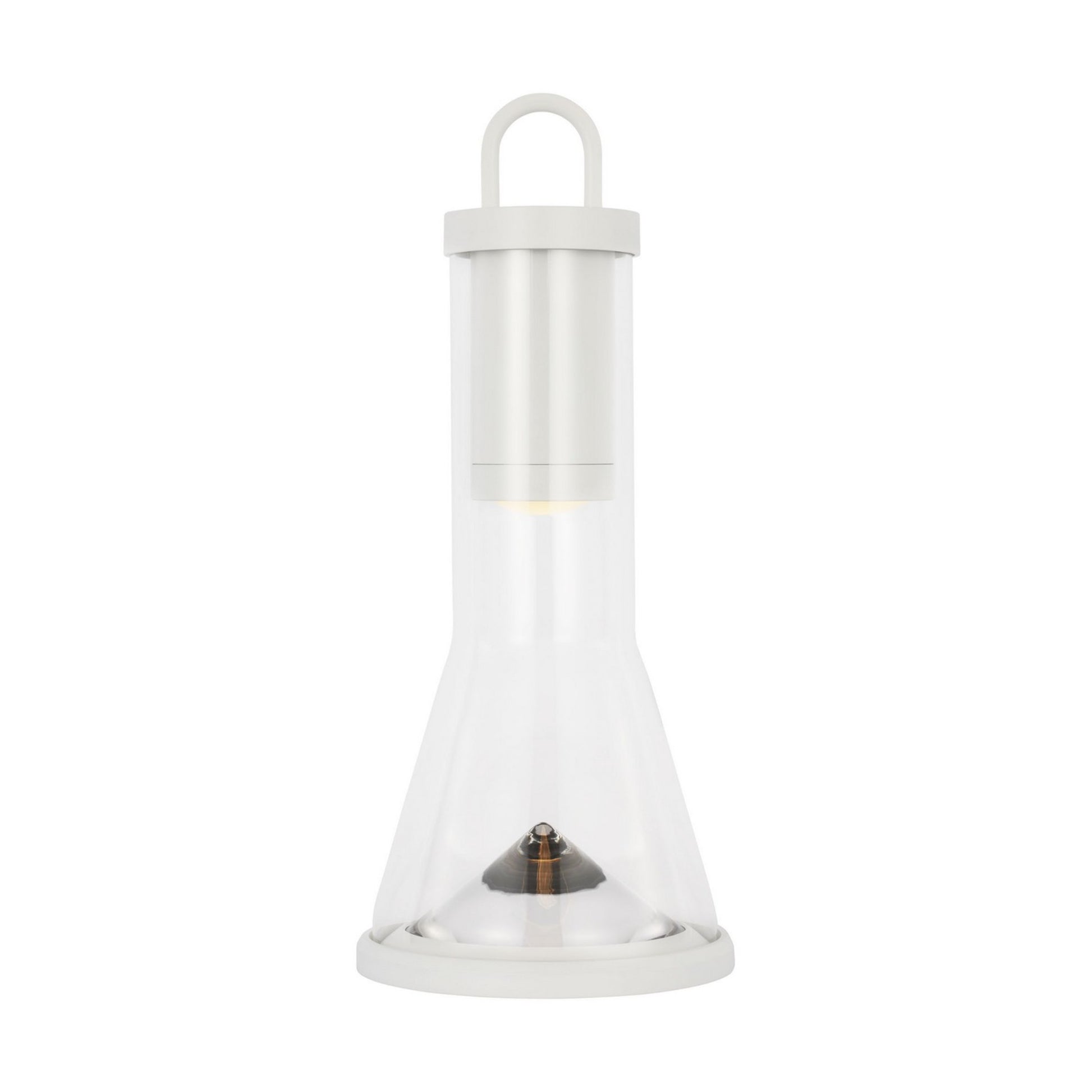 Kandella LED Accent Rechargeable Table Lamp, 120-240V, Matte White Finish - Bees Lighting