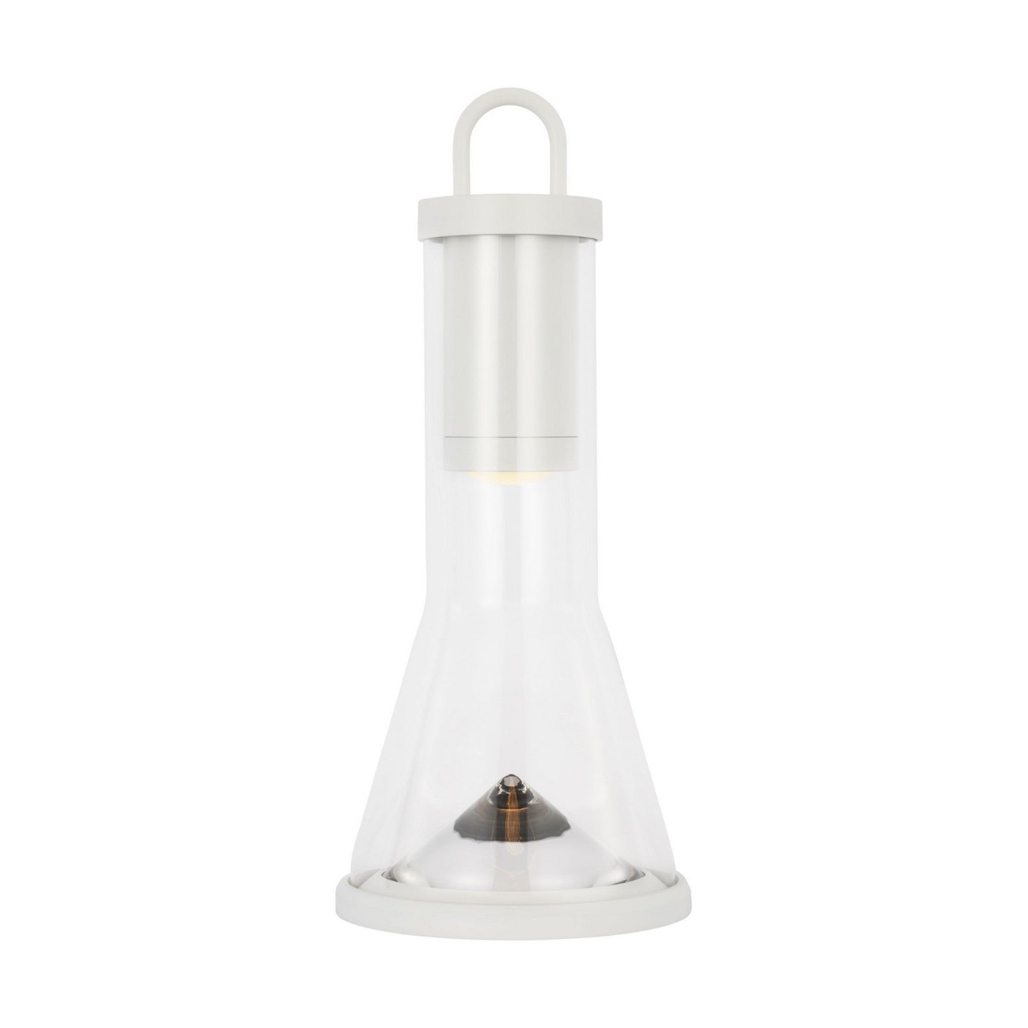 Kandella LED Accent Rechargeable Table Lamp, 120-240V, Matte White Finish - Bees Lighting