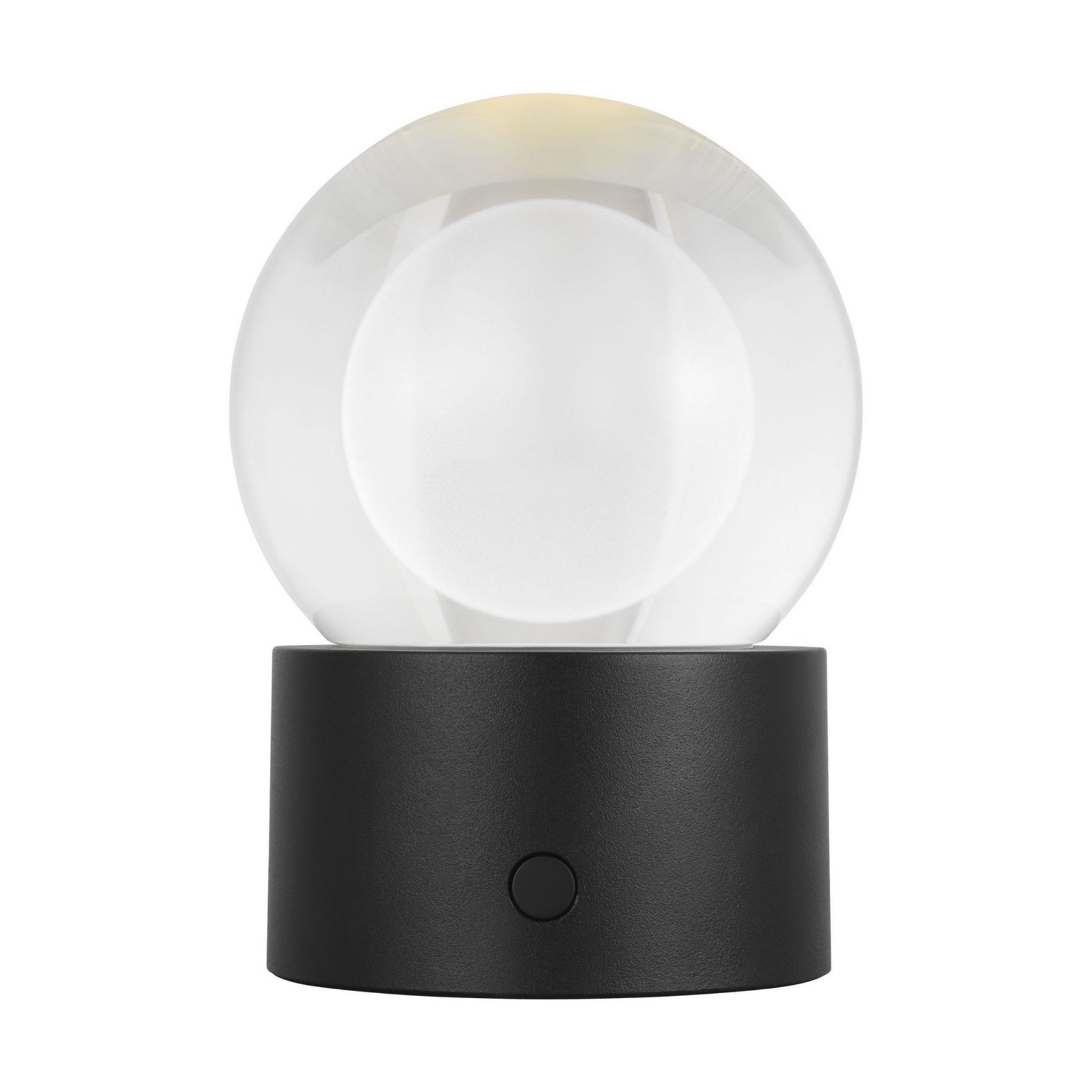 Mina Accent Rechargeable Table Lamp, Black Finish - Bees Lighting