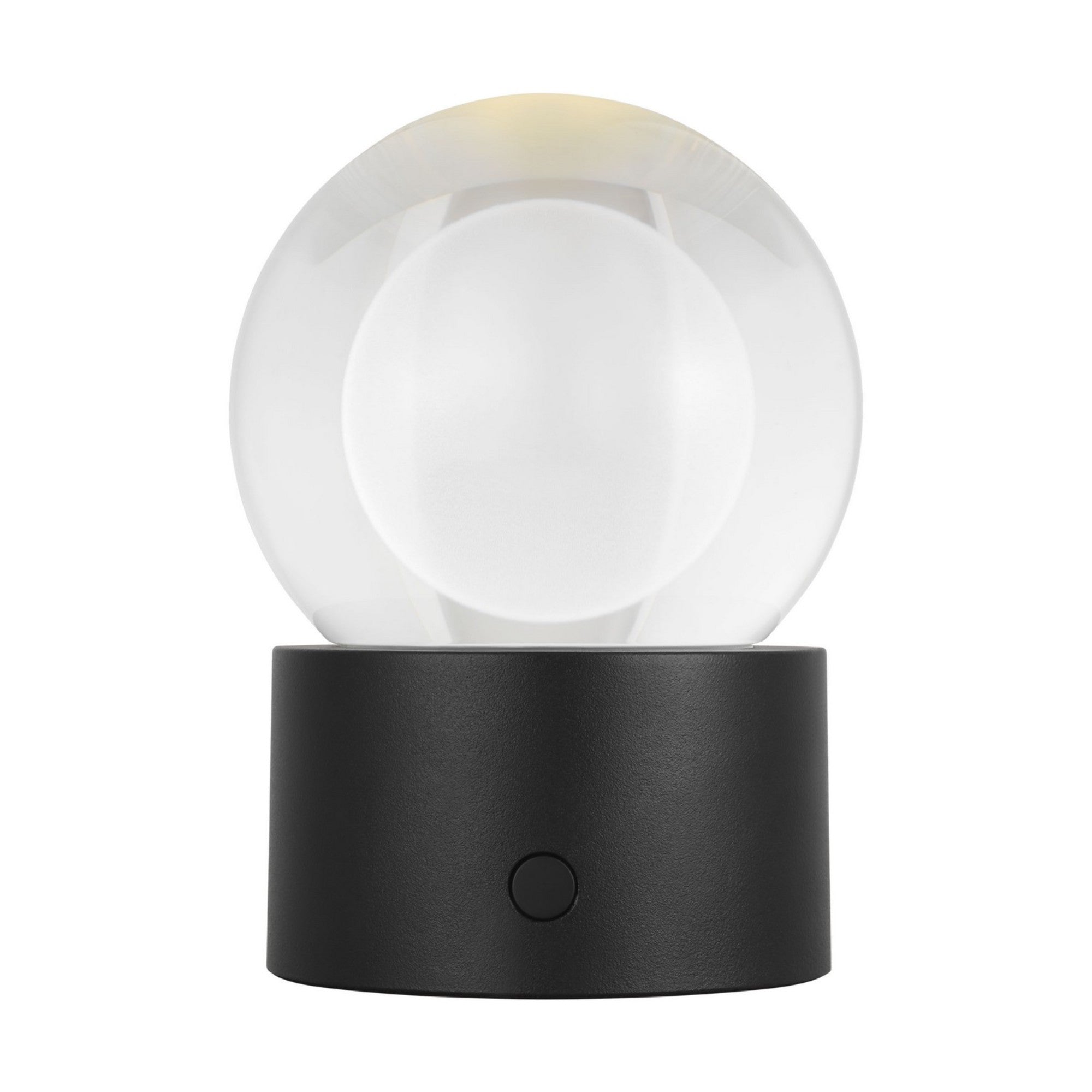 Mina Accent Rechargeable Table Lamp, Black Finish - Bees Lighting