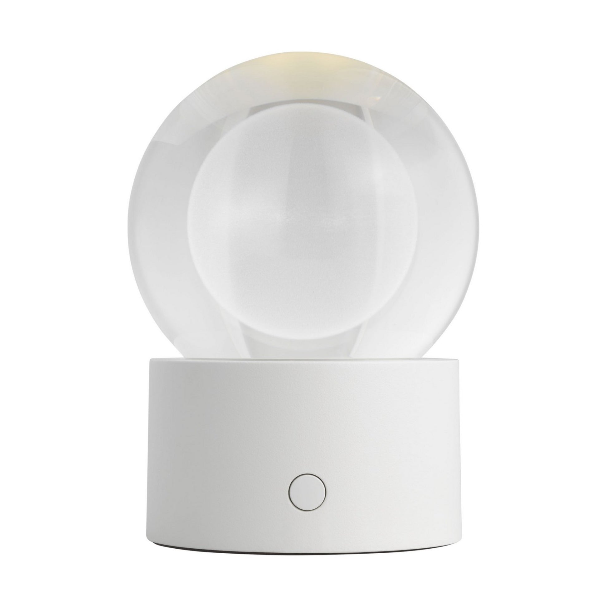 Mina Accent Rechargeable Table Lamp, Matte White Finish - Bees Lighting