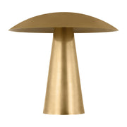 Aegis Medium Table Lamp, 120-240V, Natural Brass Finish - Bees Lighting