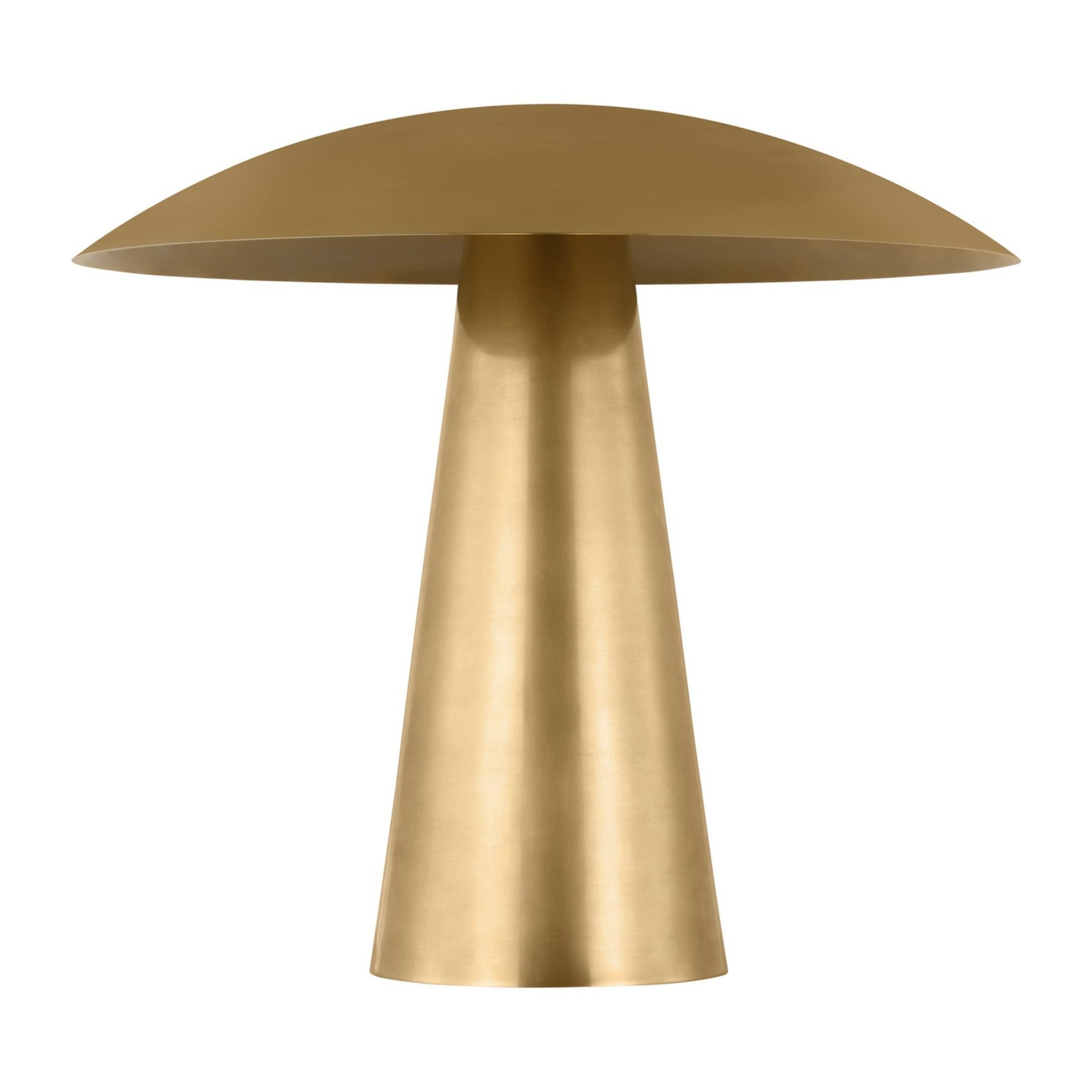 Aegis Medium Table Lamp, 120-240V, Natural Brass Finish - Bees Lighting