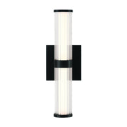 Fayton 14" LED Outdoor Wall Sconce, Black Finish - Bees Lighting