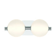 Palmas 2-Light 15" LED Vanity, Polished Nickel Finish - Bees Lighting