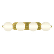 Palmas 4-Light 30" LED Vanity, Gold Finish - Bees Lighting
