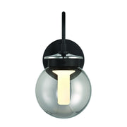 Caswell 6" LED Outdoor Wall Sconce, Black Finish - Bees Lighting