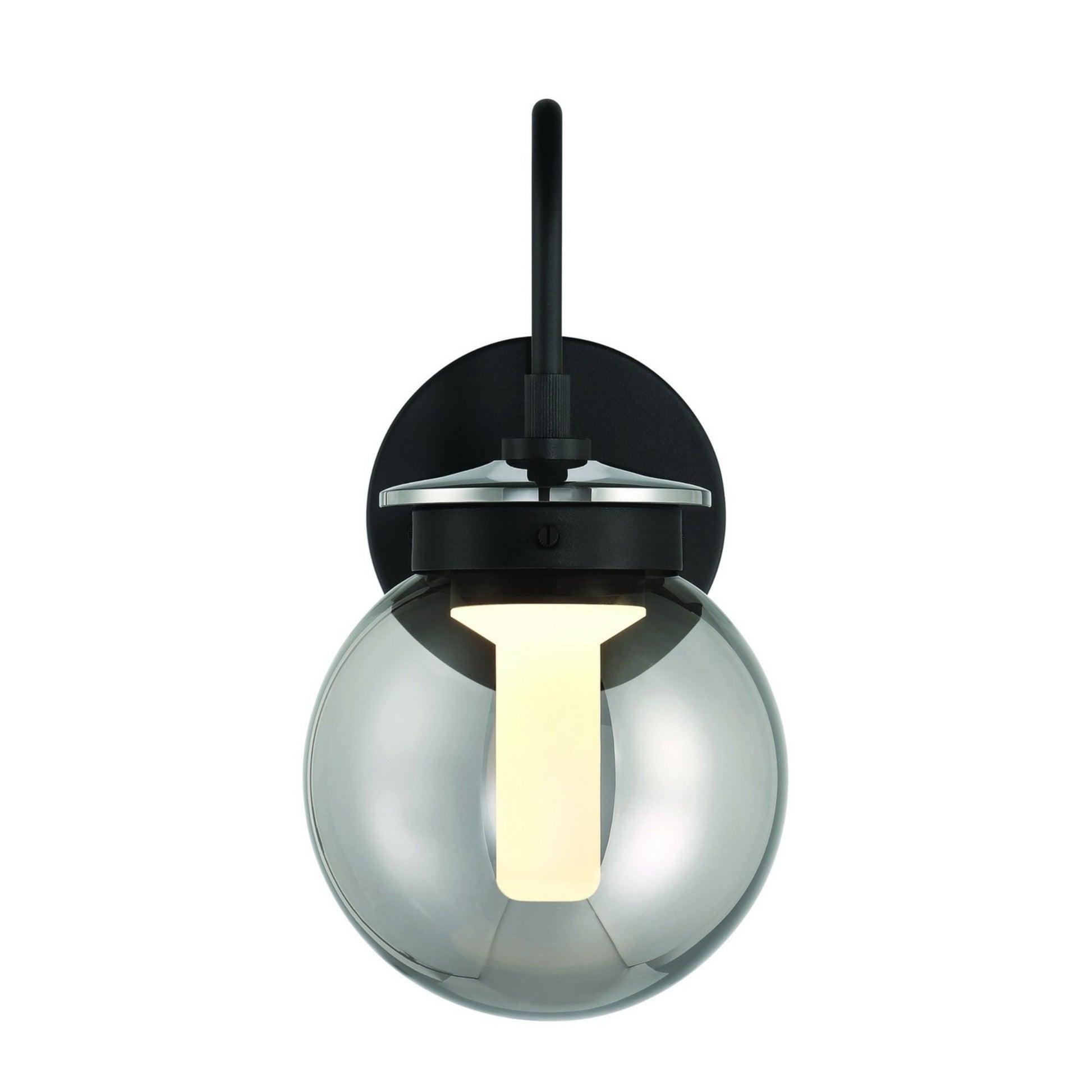 Caswell 6" LED Outdoor Wall Sconce, Black Finish - Bees Lighting
