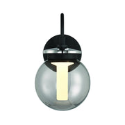 Caswell 8" LED Outdoor Wall Sconce, Black Finish - Bees Lighting