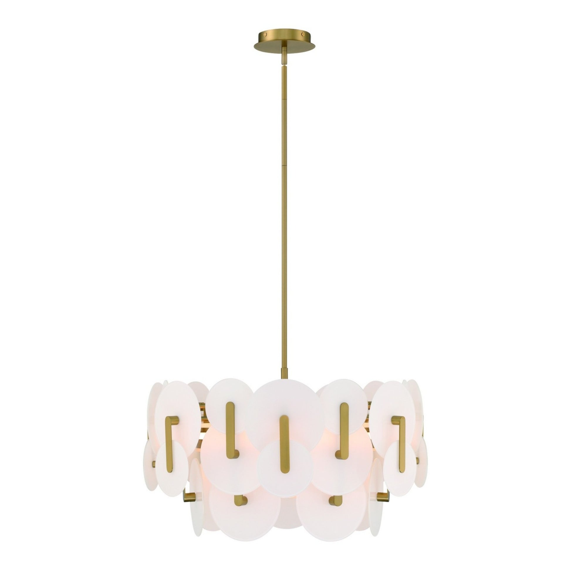 Nuvola 24" LED Chandelier, Gold Finish - Bees Lighting