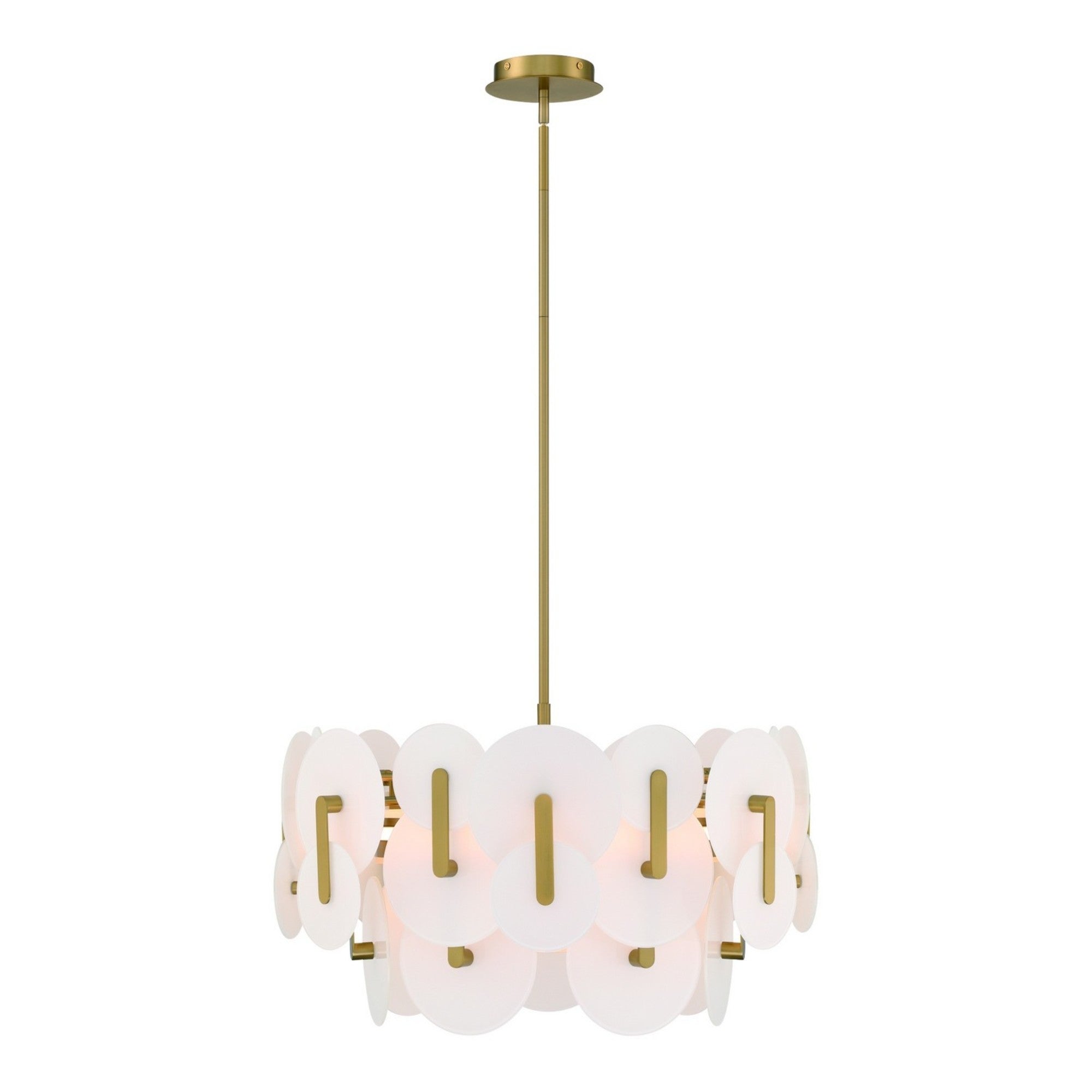 Nuvola 24" LED Chandelier, Gold Finish - Bees Lighting