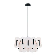 Nuvola 24" LED Chandelier, Black Finish - Bees Lighting