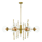 Traiton 9-Light 48" Chandelier, Gold Finish - Bees Lighting