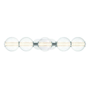 Atomo 5-Light 38" LED Vanity, Chrome Finish - Bees Lighting