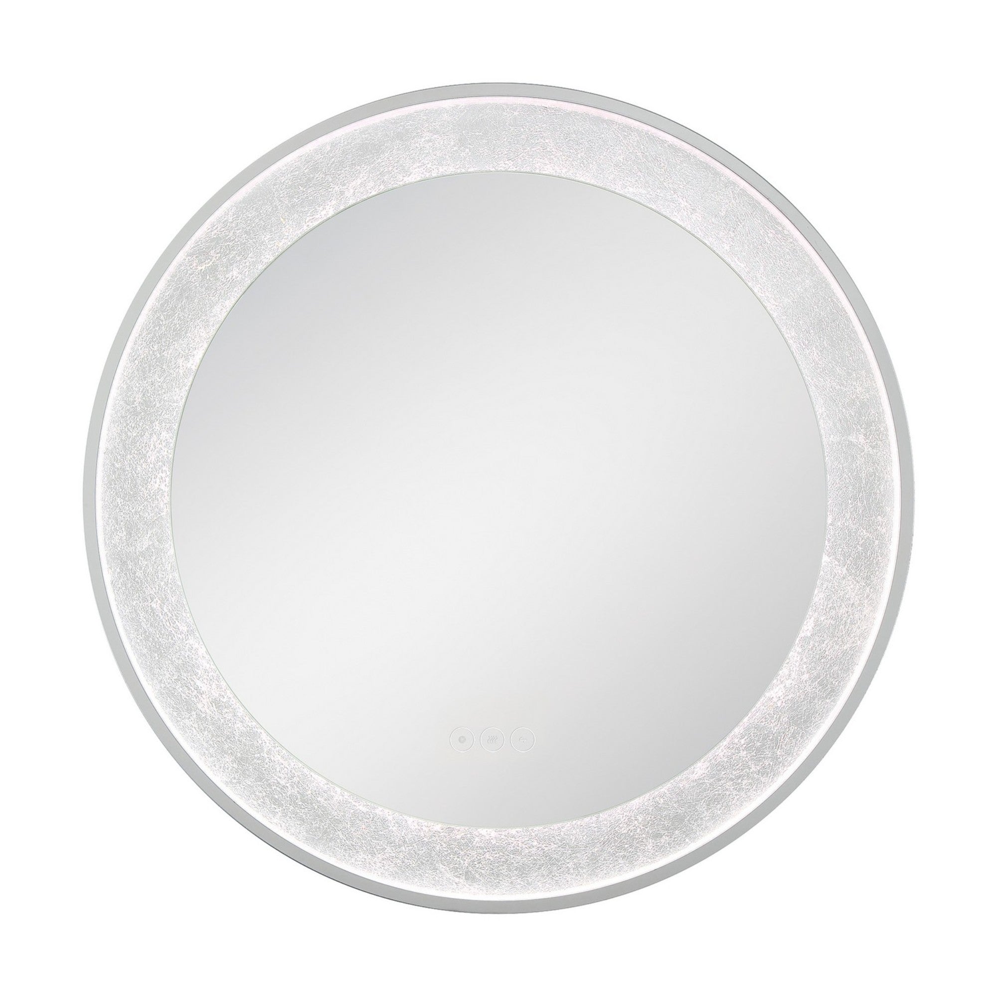 Anya 30" LED Mirror, Silver Foil Finish - Bees Lighting