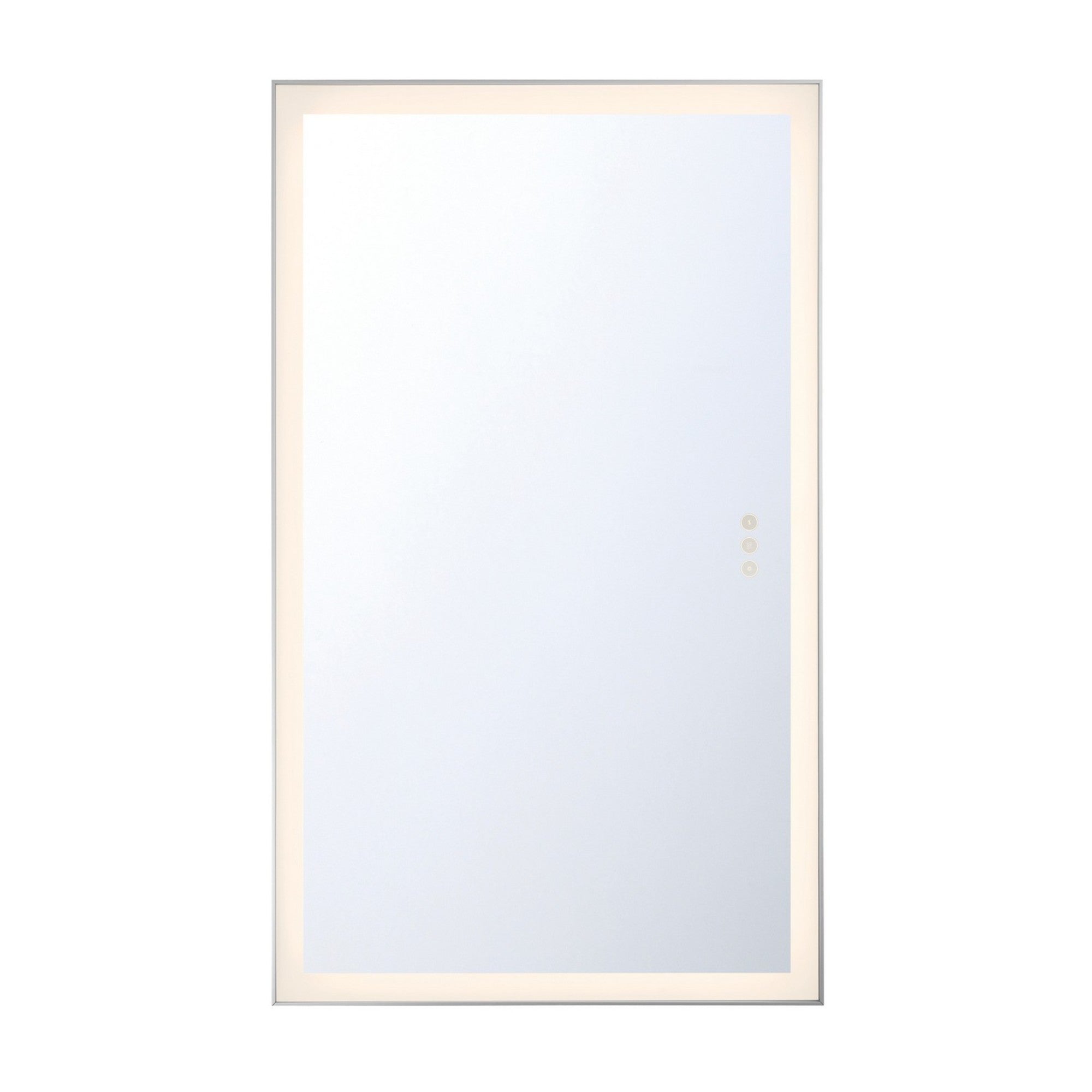 Lenora 54" LED Mirror, Silver Finish - Bees Lighting