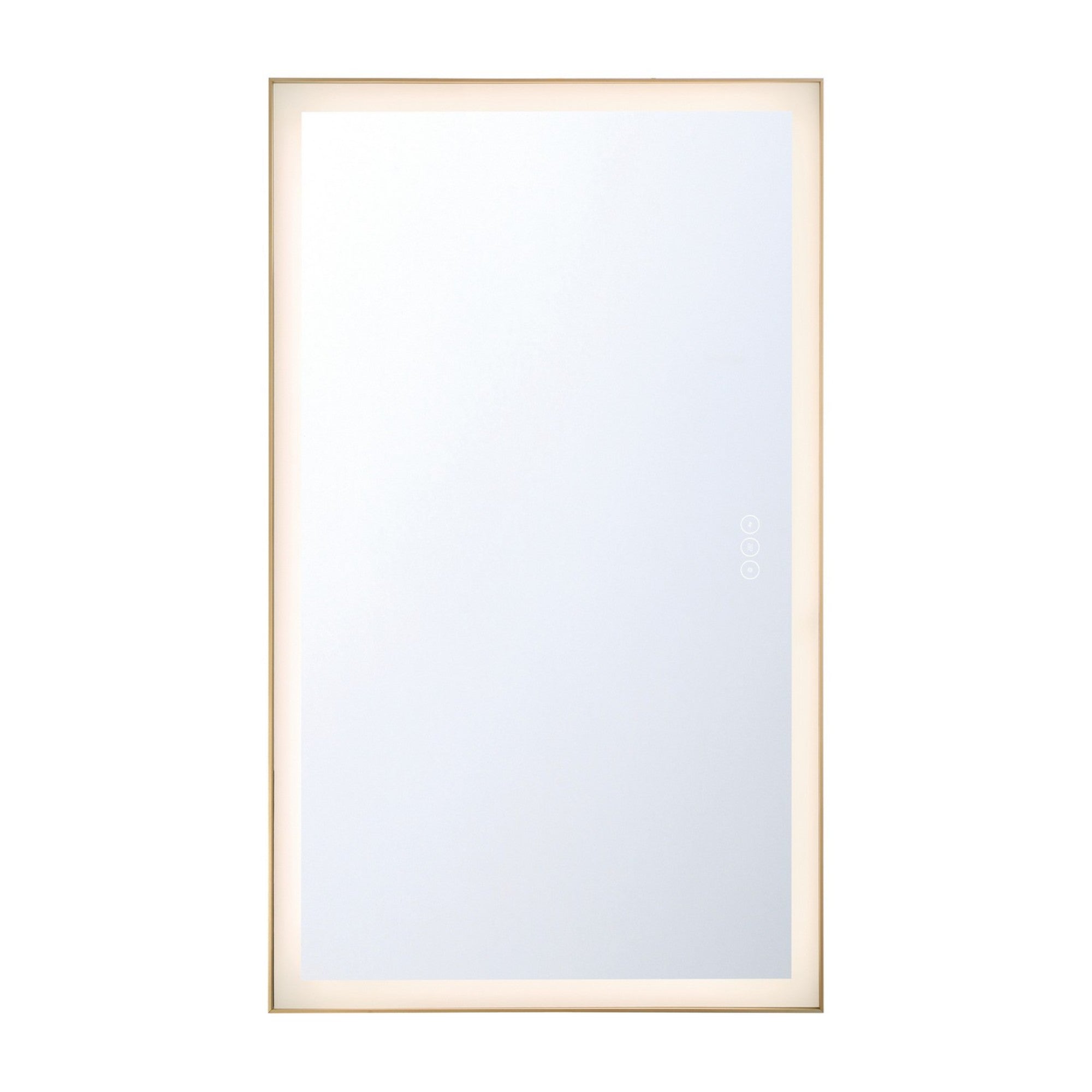 Lenora 54" LED Mirror, Gold Finish - Bees Lighting