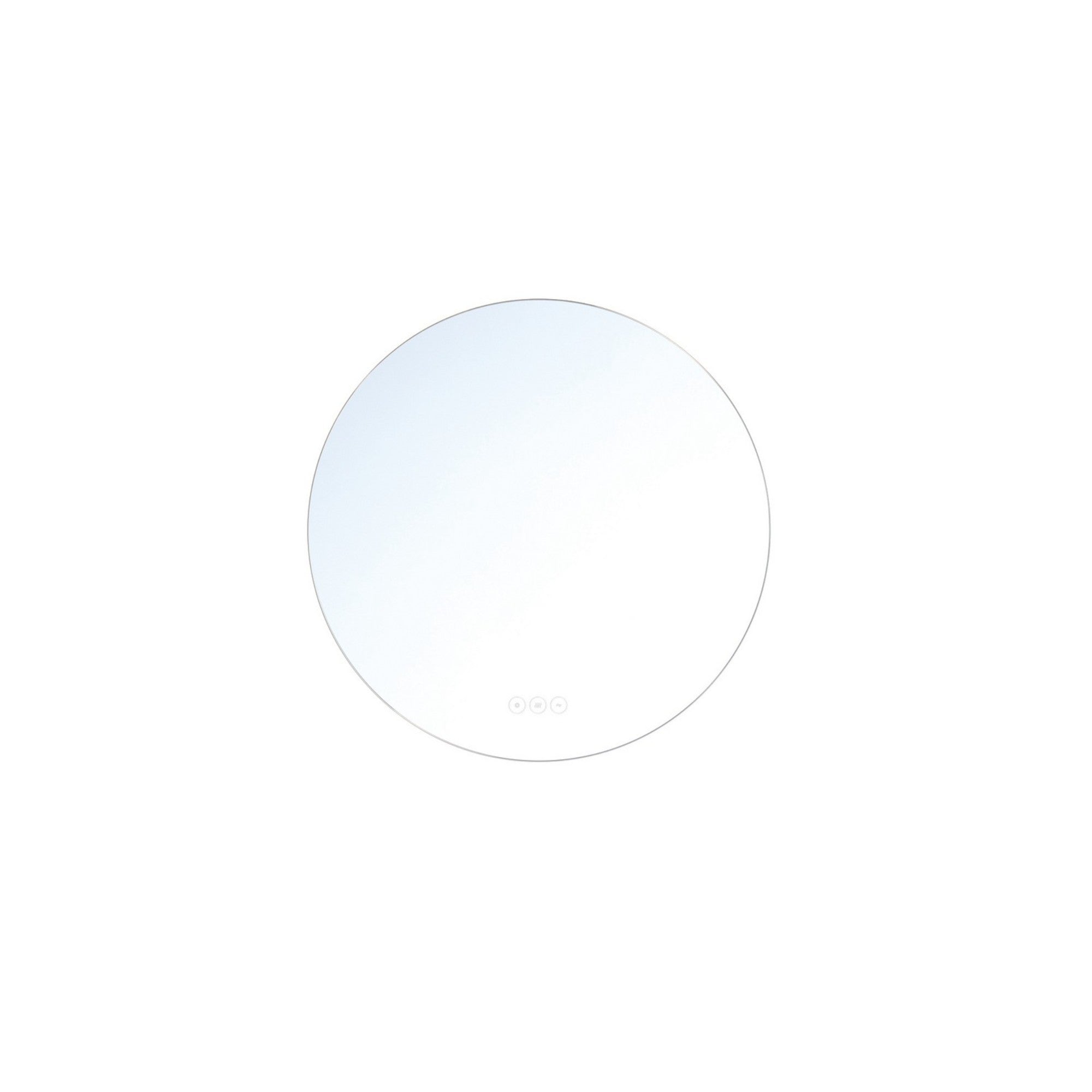Miir 24" Frameless LED Mirror, Glass Finish - Bees Lighting
