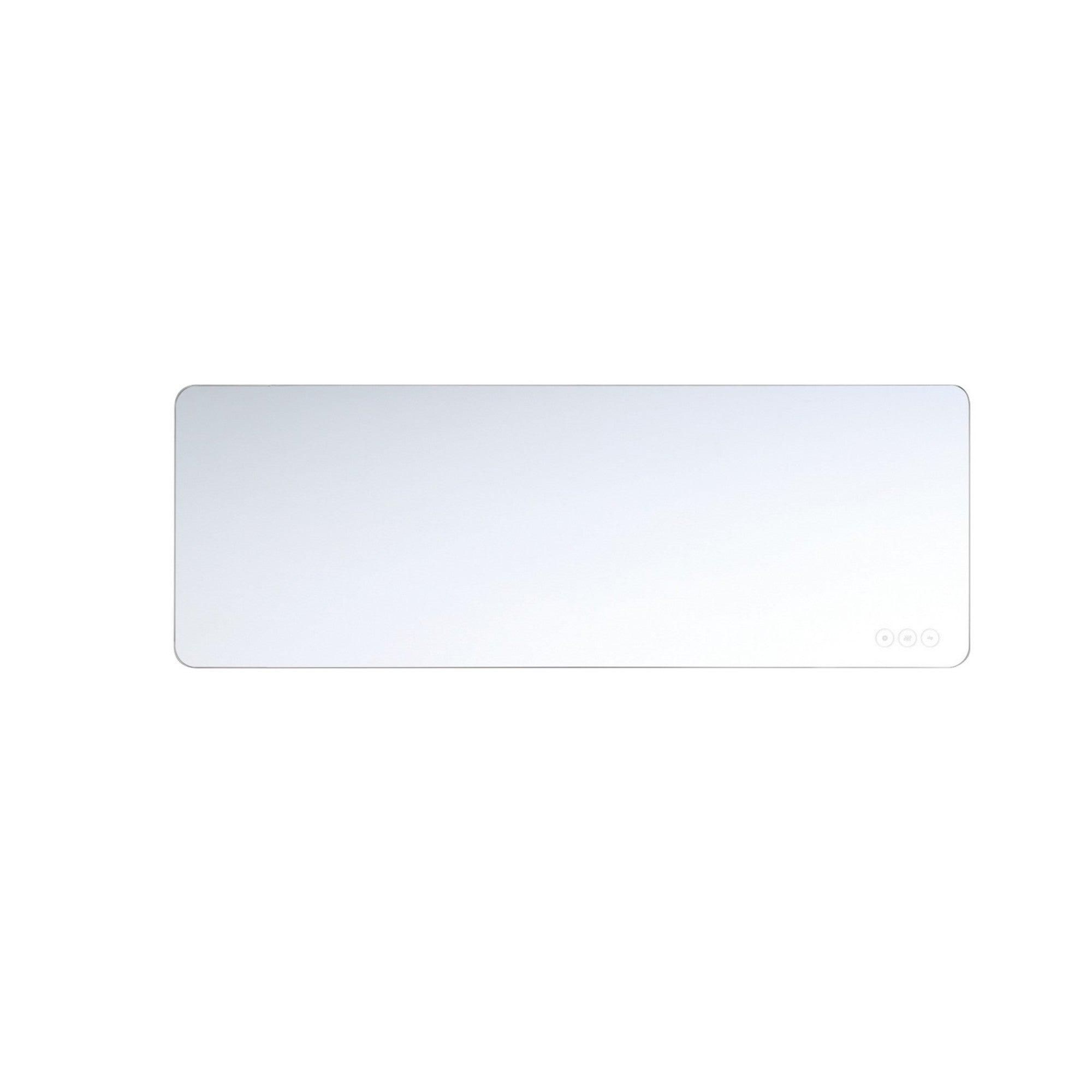 Miir 55" Frameless LED Mirror, Glass Finish - Bees Lighting