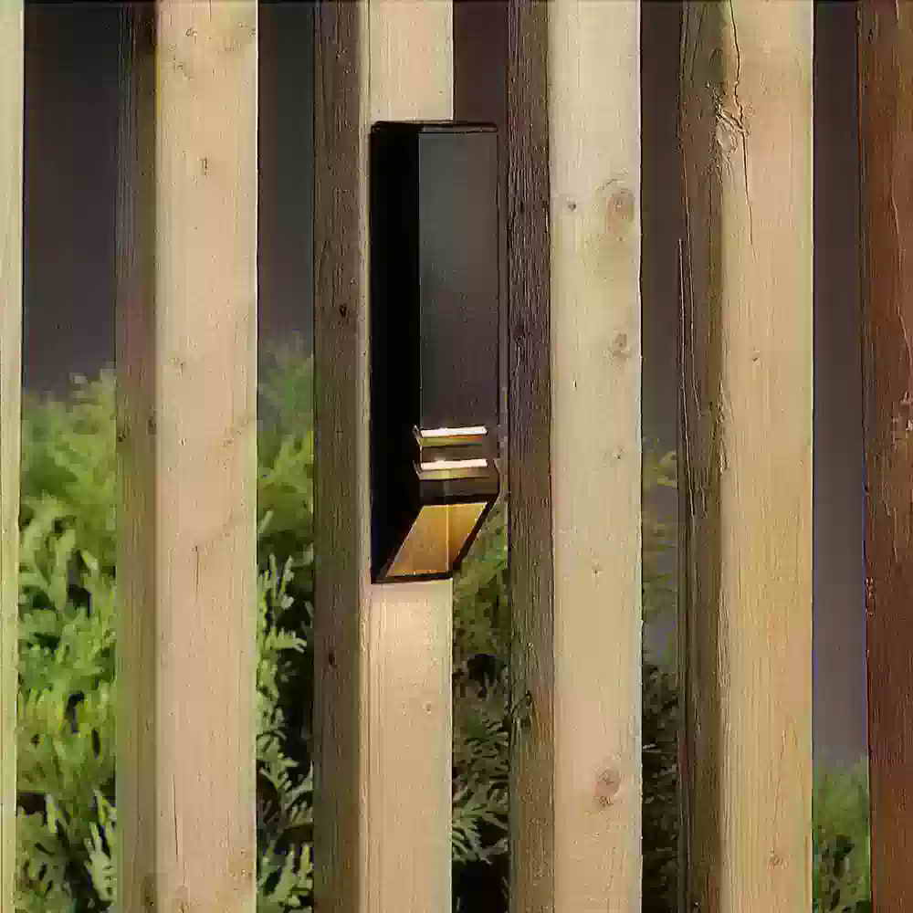 12V Landscape Louvered Rail Deck Light Textured Architectural Bronze - Bees Lighting