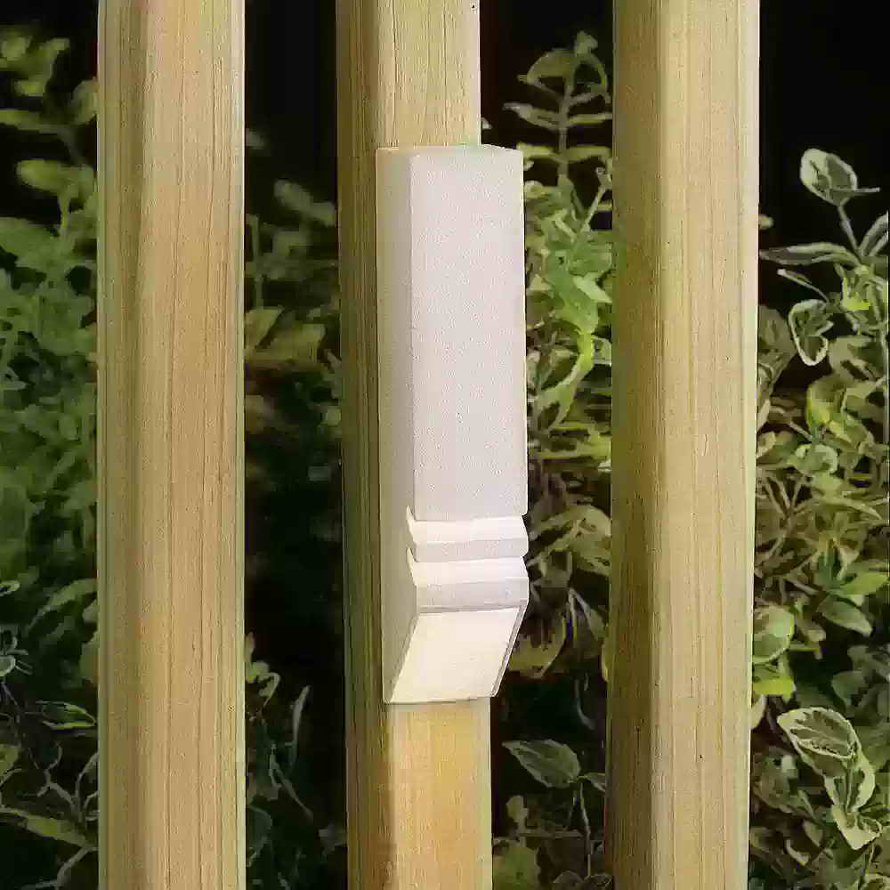 12V Landscape Louvered Rail Deck Light Textured White - Bees Lighting