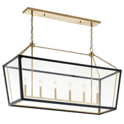 Delvin 44" 6-Light Linear Chandelier - Bees Lighting