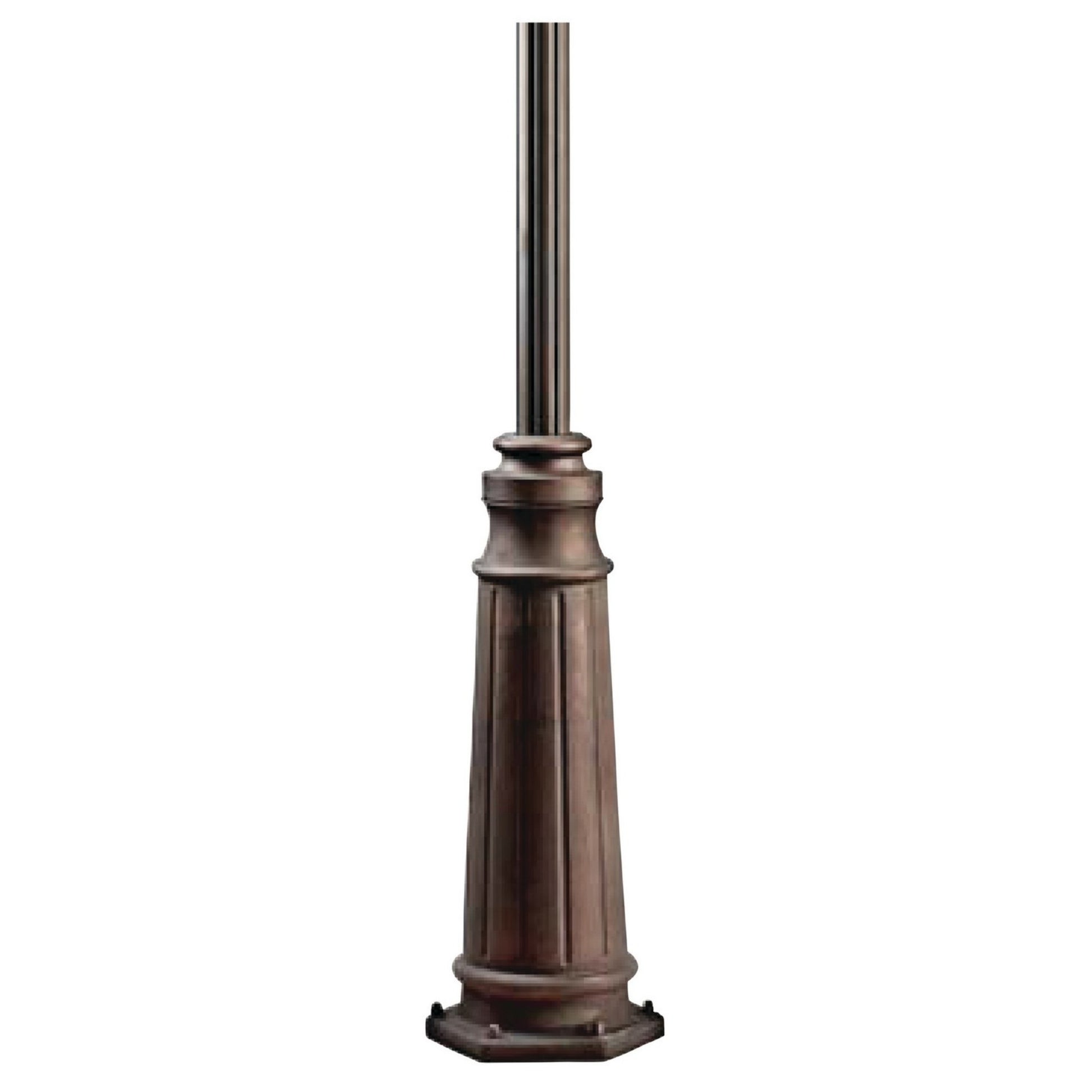 Kichler 8ft x 3 in Round Light Post - Bees Lighting