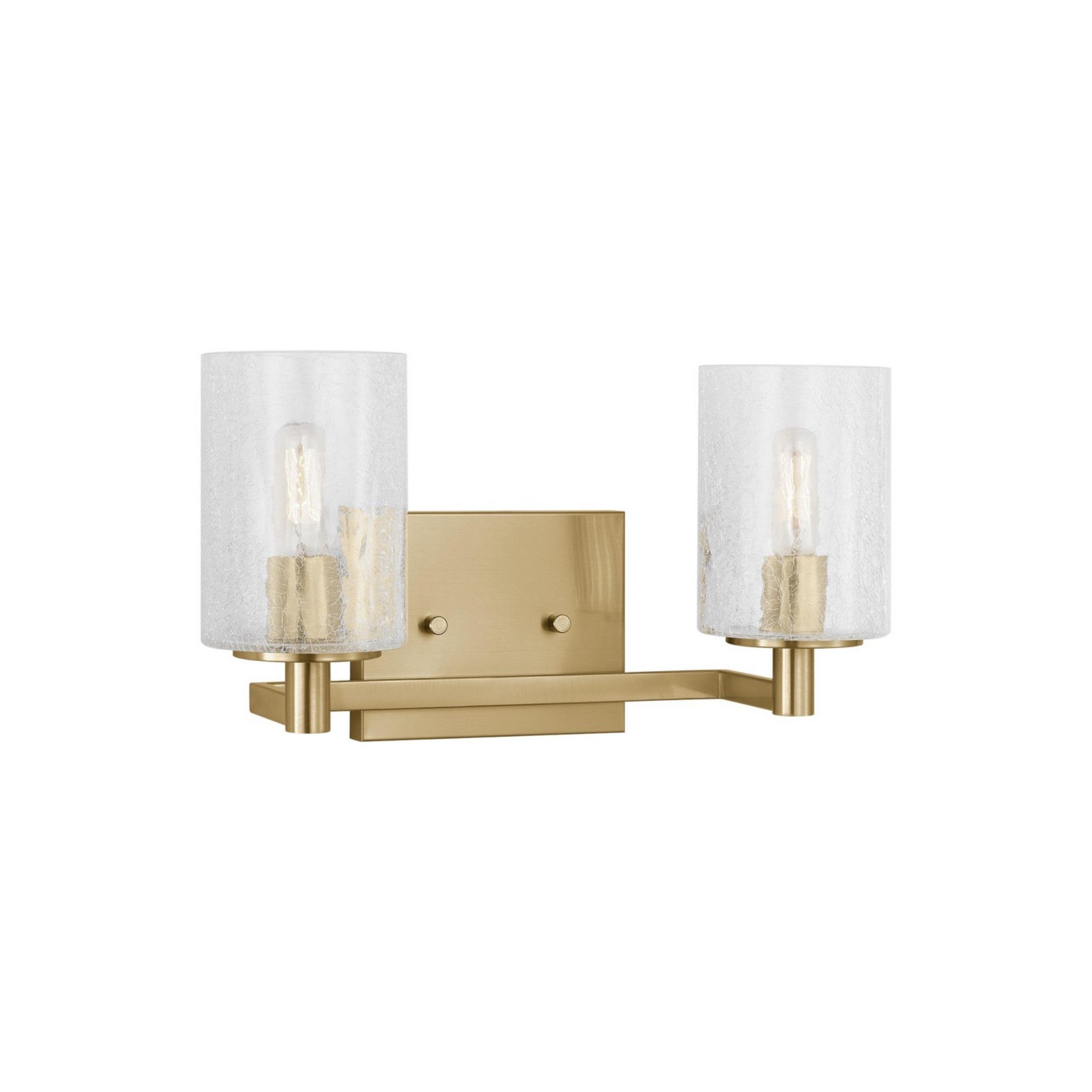 Parker 14" 2-Light Bathroom Vanity, Satin Bronze Finish - Bees Lighting