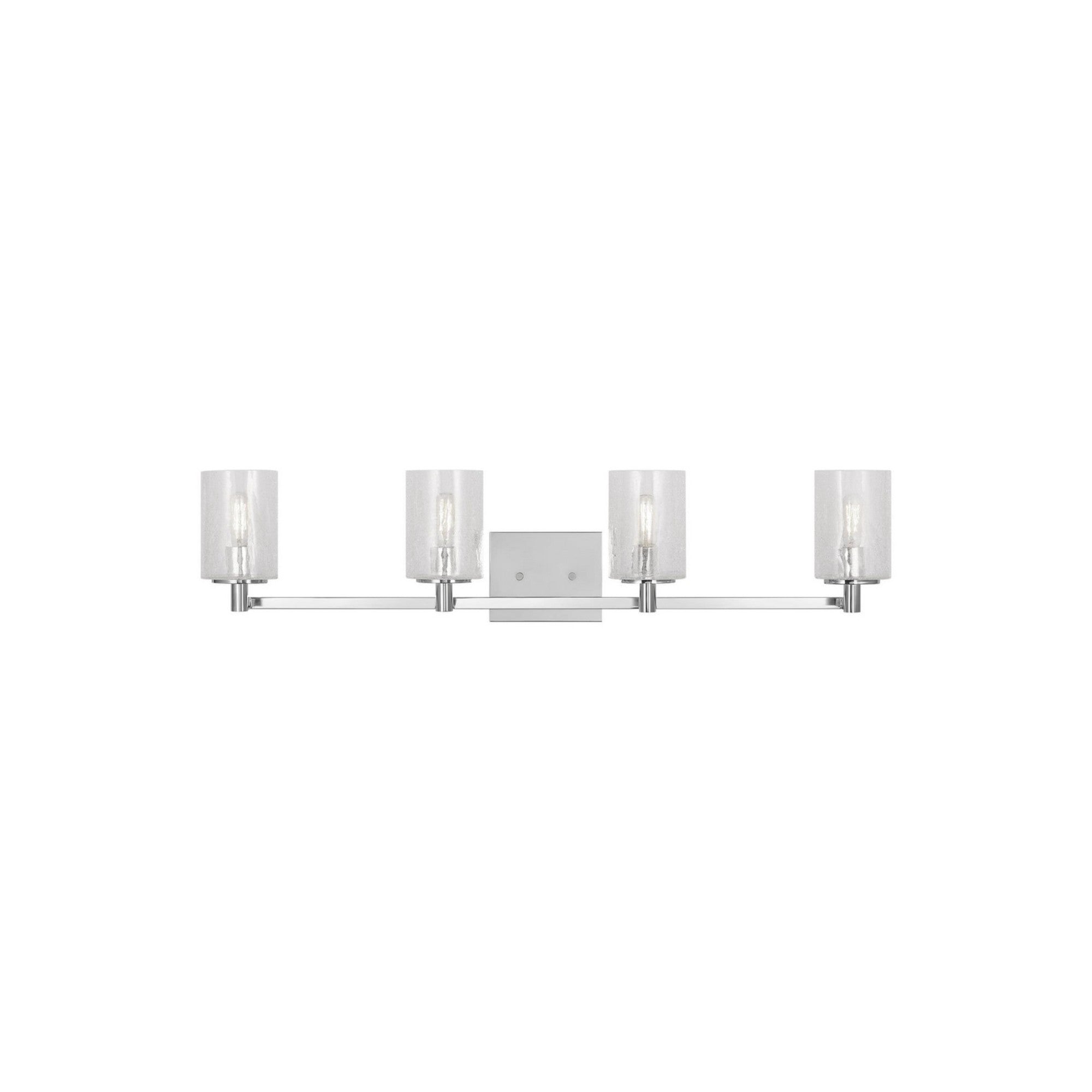Parker 35" 4-Light Bathroom Vanity, Chrome Finish - Bees Lighting