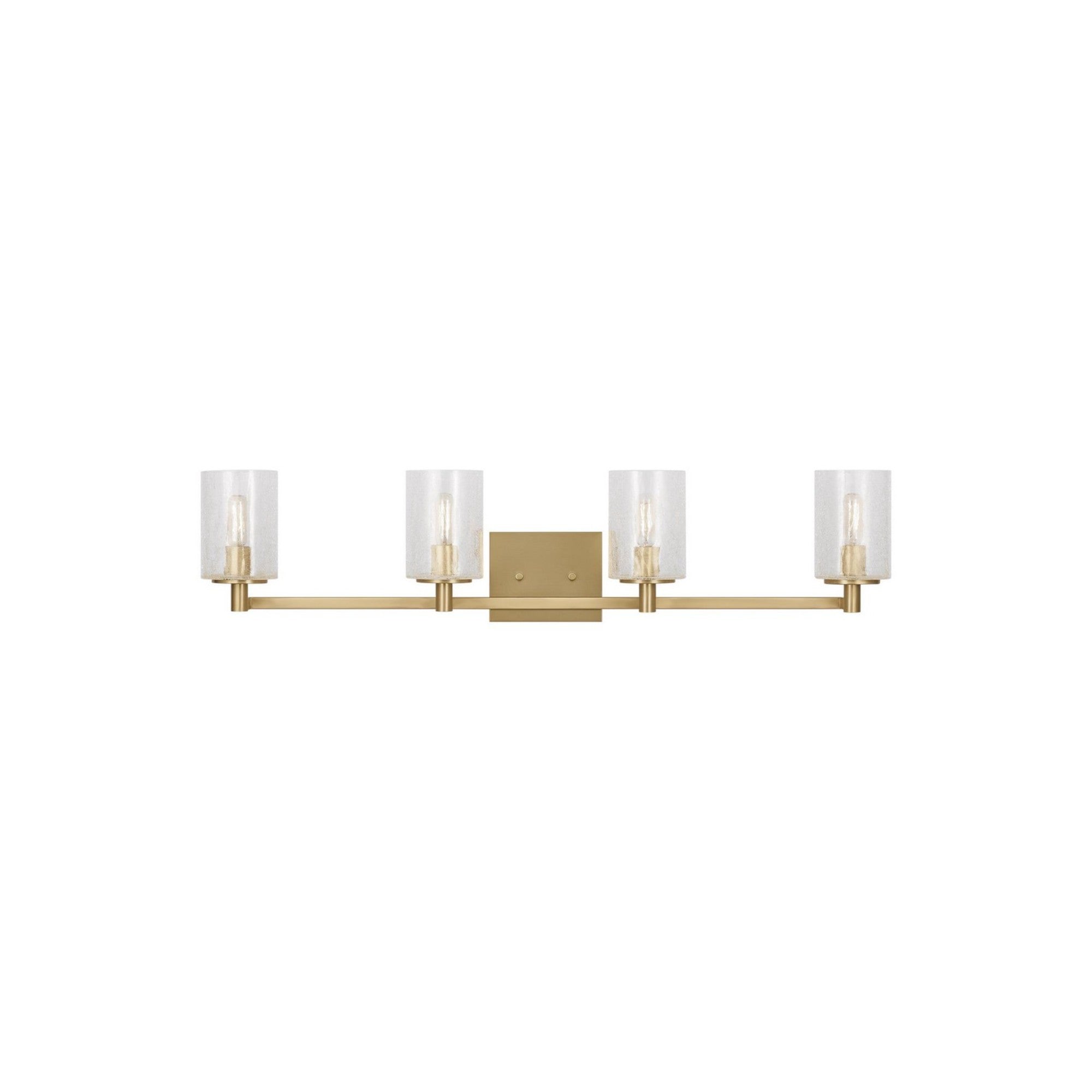 Parker 35" 4-Light Bathroom Vanity, Satin Bronze Finish - Bees Lighting