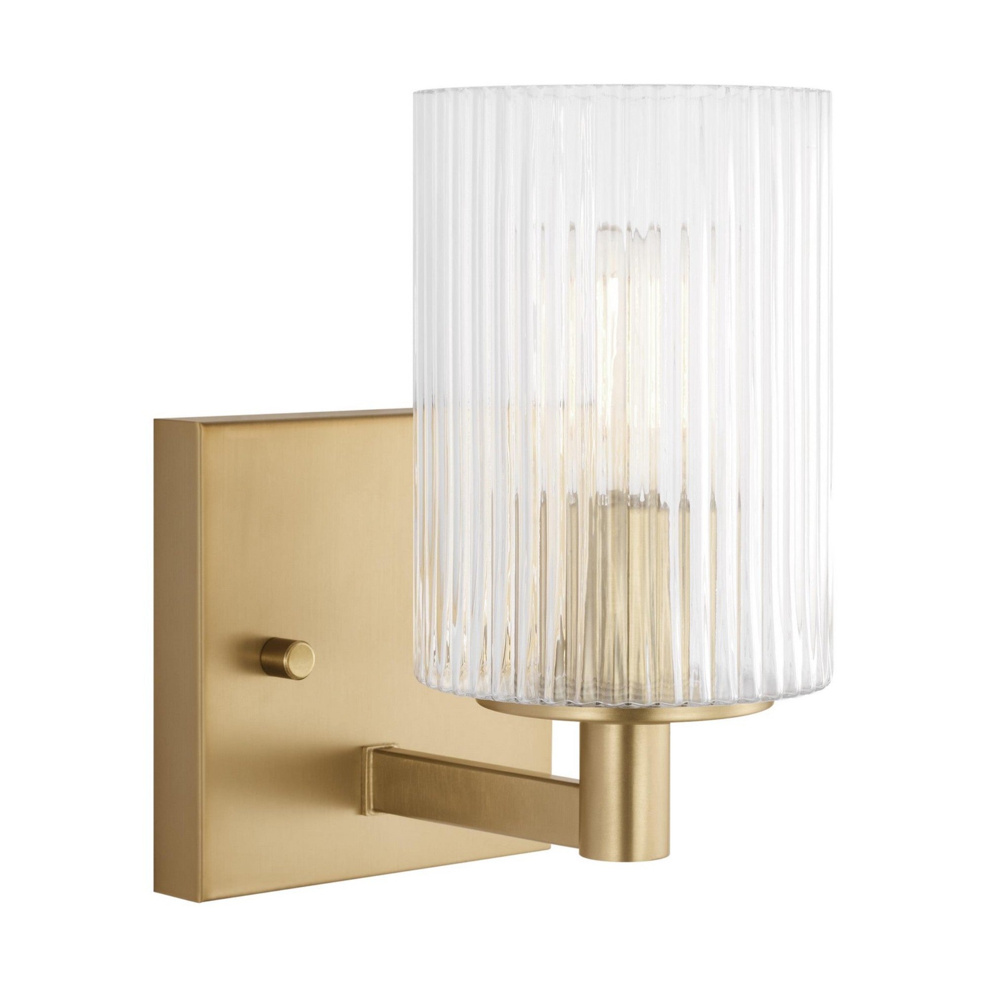 Lando 8" LED Bath Sconce, Satin Bronze Finish - Bees Lighting